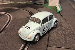 Slotcars66 Volkswagen Beetle 1/32nd scale Scalextric slot car #66 Historic Can-Am racer 
